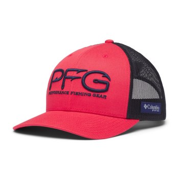 Pánské Kšiltovky Columbia PFG Mesh Snap Back Hooks Ball Oranžové Červené Tmavě Blankyt ULVAQE924